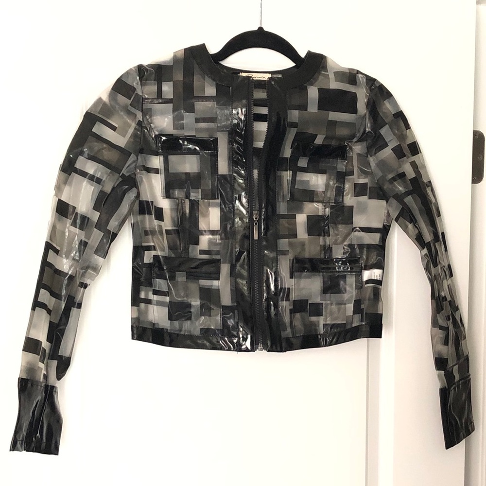 Vinyl PVC Rain Jacket Small
